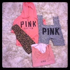 Pink! Only sold as a bundle